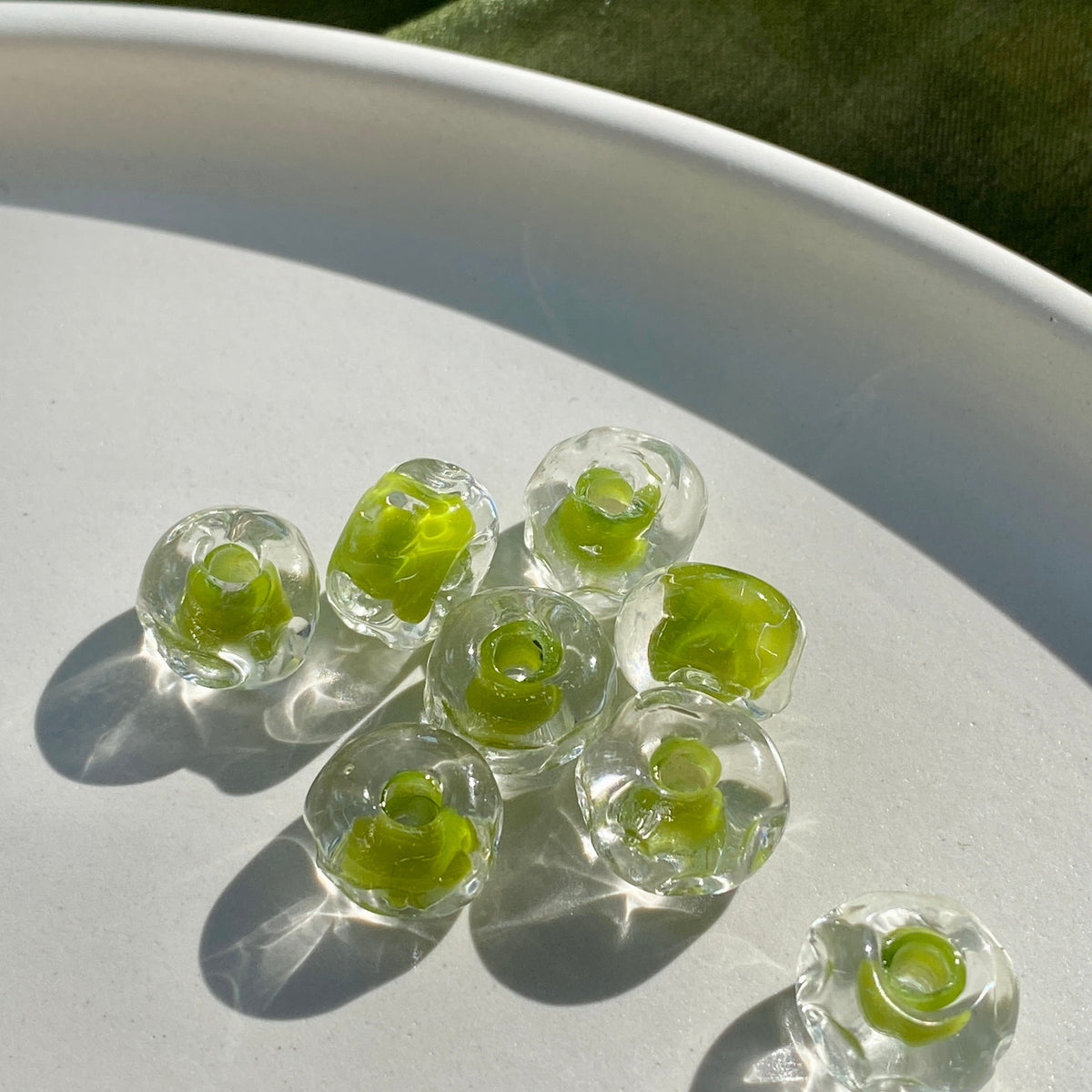 Ripple Glass Bead